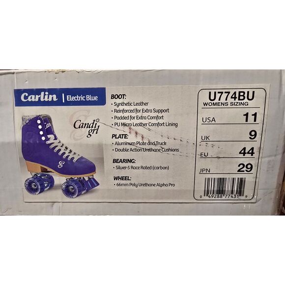 Candi Grl Roller Derby Carlin Roller Skates in Electric Blue - Picture 5 of 5